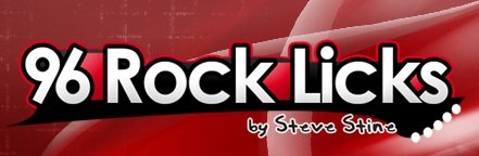 96 Rock Licks by Steve Stine